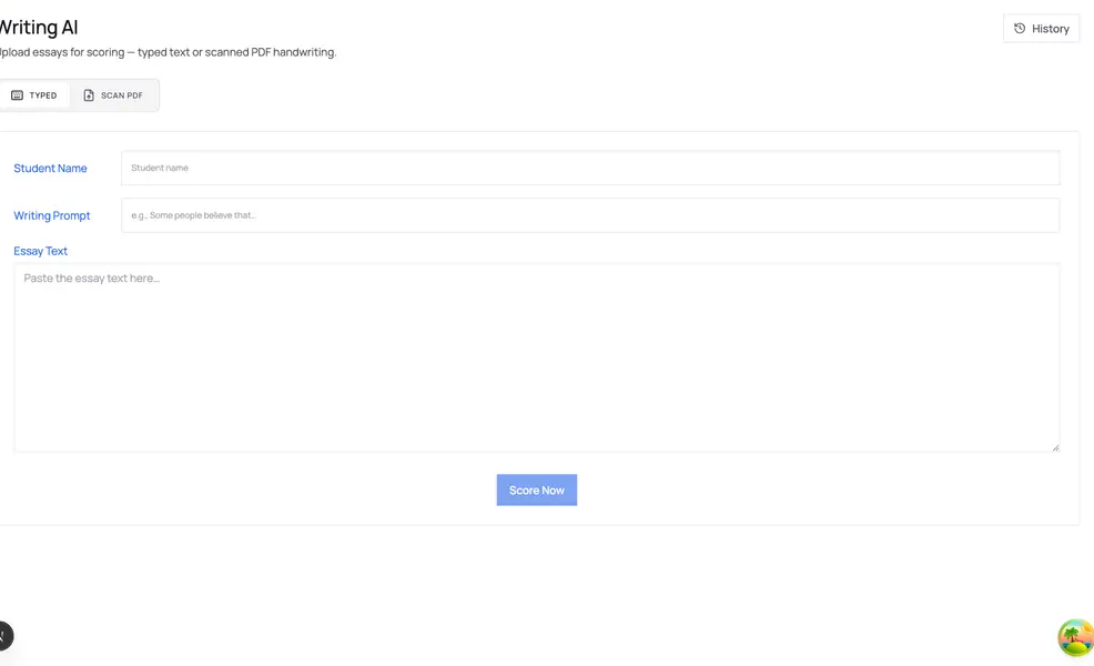 import reading · a PDF in, question blocks out